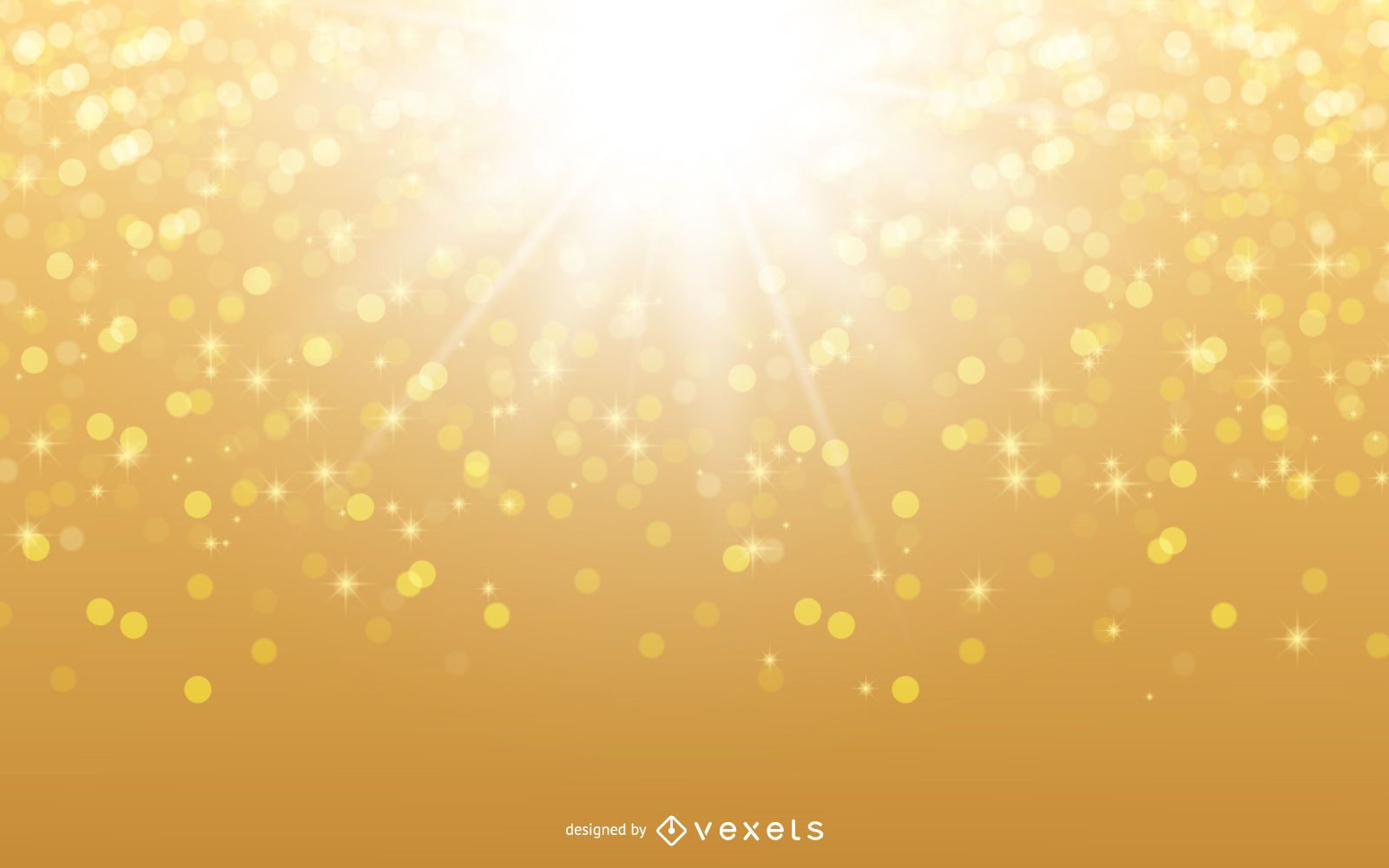 Glowing Sunshine Glittery Background