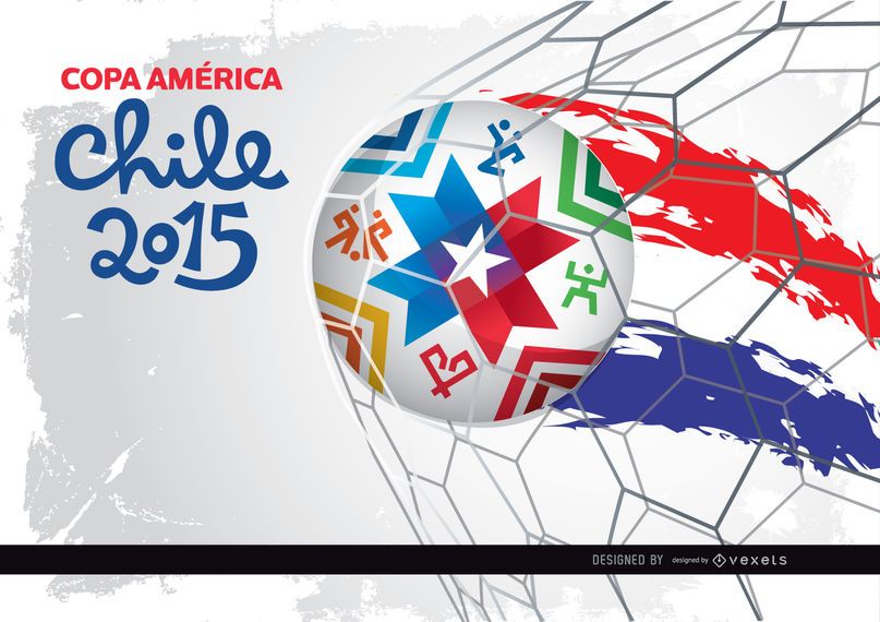 Copa America Chile goal net Copa America Chile goal net