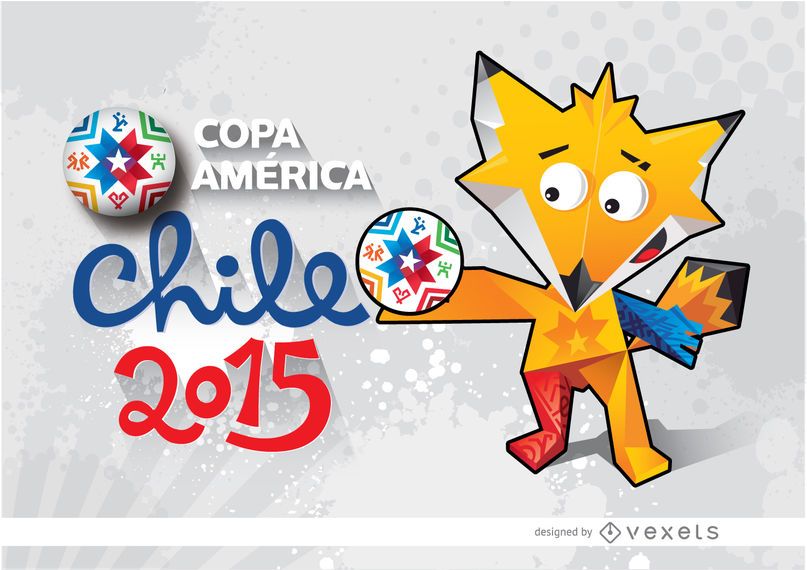 Papel de Parede Copa América Chile Zincha Papel de Parede Copa América Chile Zincha