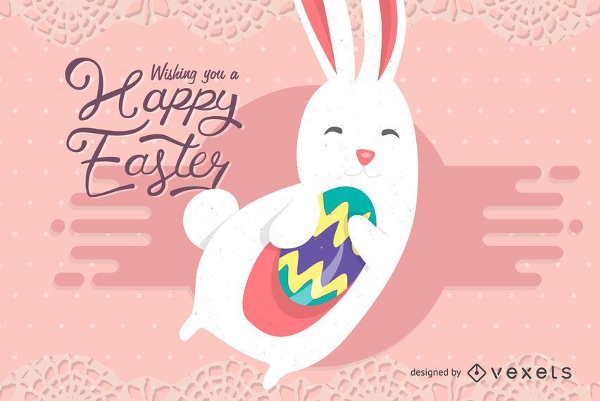 Sweet Easter Card Template Sweet Easter Card Template