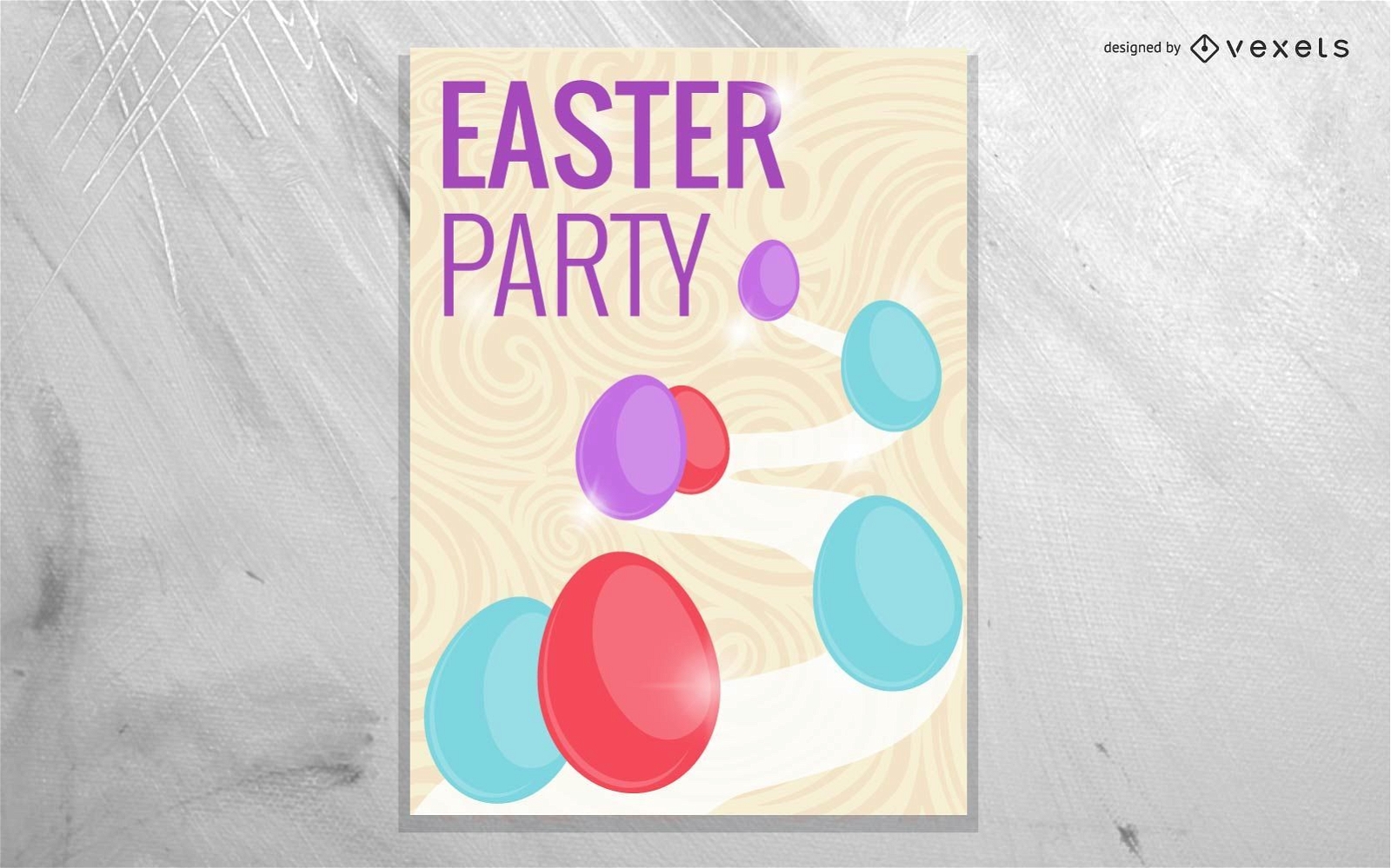 Beautiful Easter Poster Template