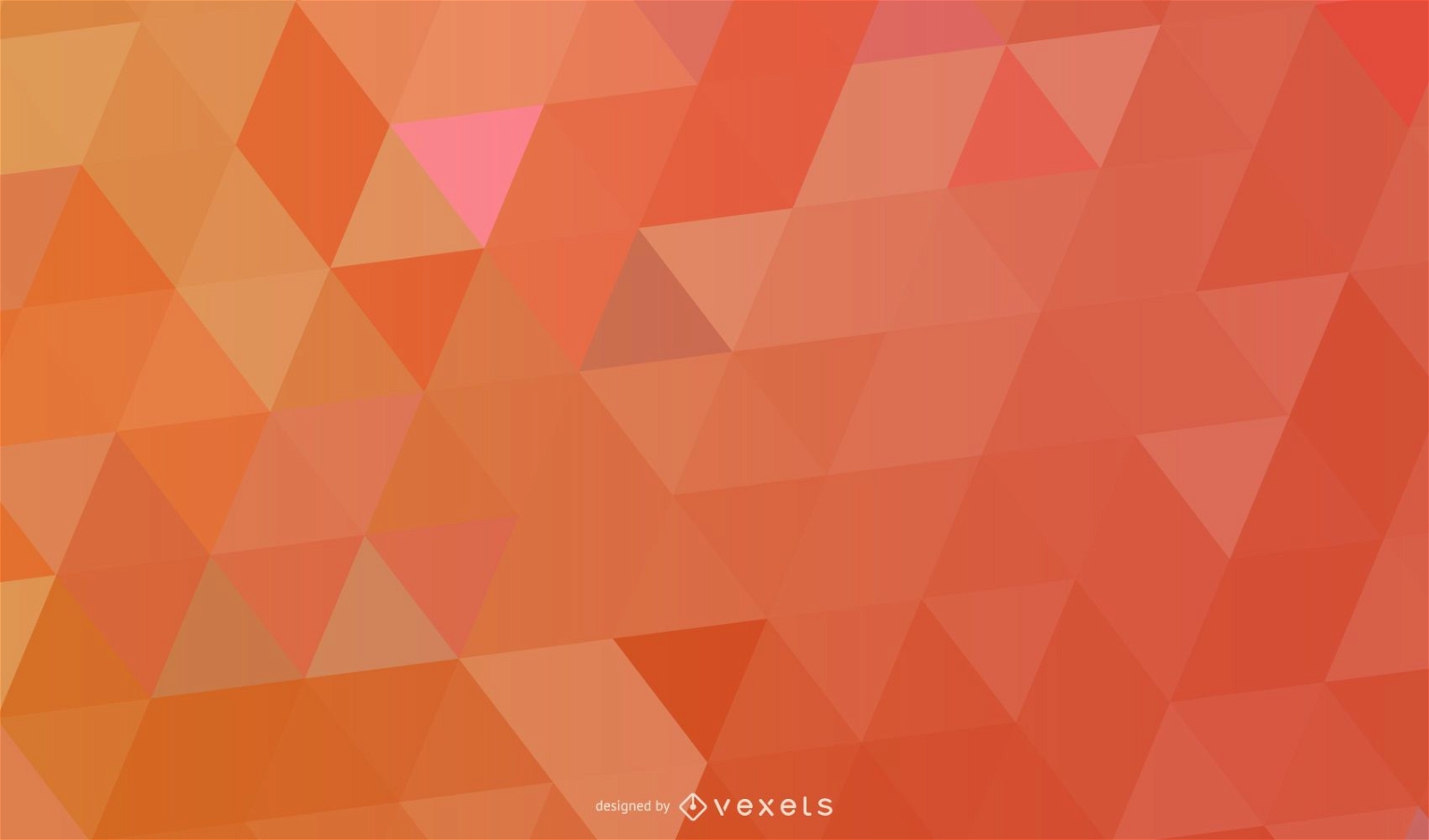 Textura vibrante de triângulos poligonais coloridos