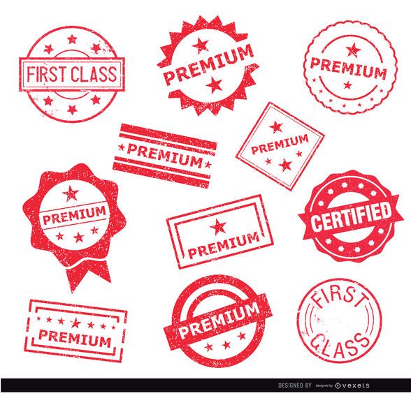 11 Premium stamp seals 11 Premium stamp seals