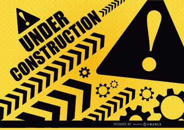 Aviso em construção