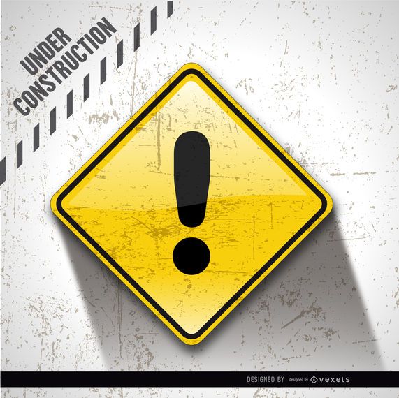 Under construction dirty exclamation Under construction dirty exclamation