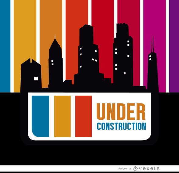 Under construction buildings skyline Under construction buildings skyline