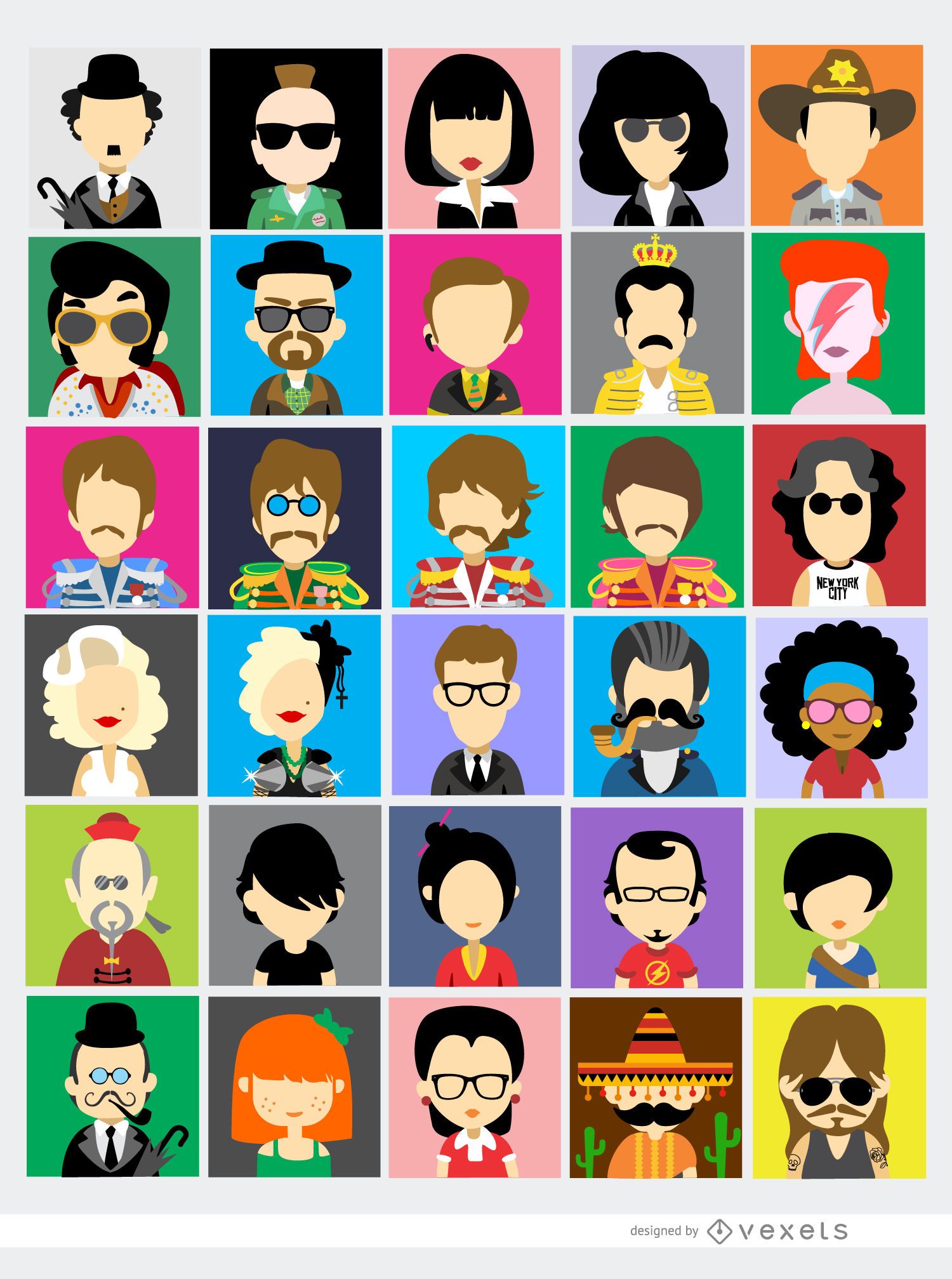 Male Avatar Maker Vector Download