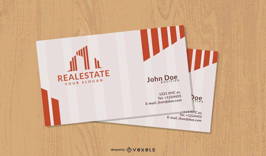 Tarjeta de visita creativa de bienes raíces Tarjeta de visita creativa de bienes raíces