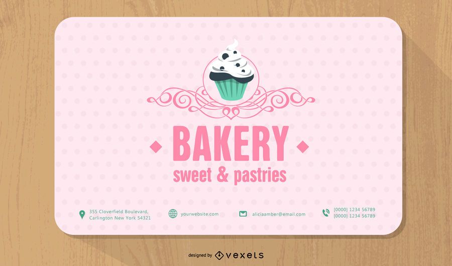The Bakers Shop Business Card The Bakers Shop Business Card
