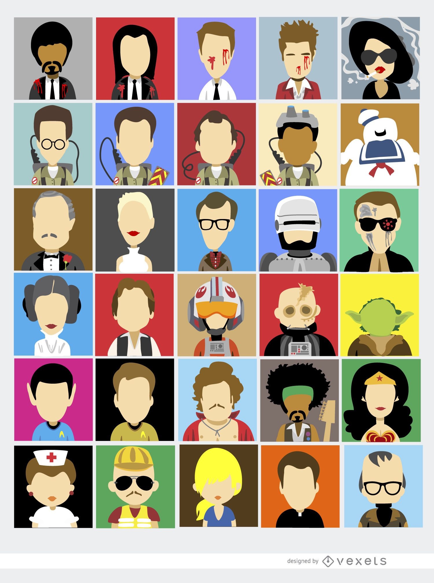 30 personajes famosos del cine