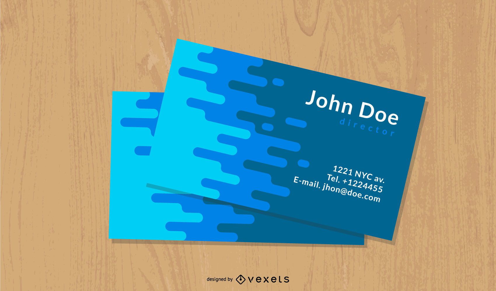 Simple Corporate Business Card Vector Download