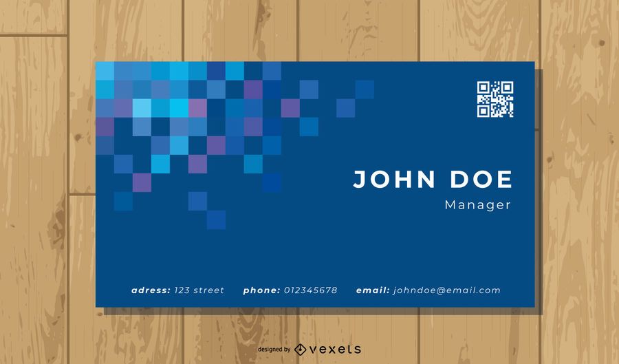 QR Code Corporate Business Card QR Code Corporate Business Card