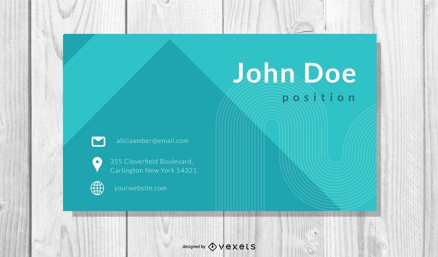 Blue Classic Professional Business Card Blue Classic Professional Business Card