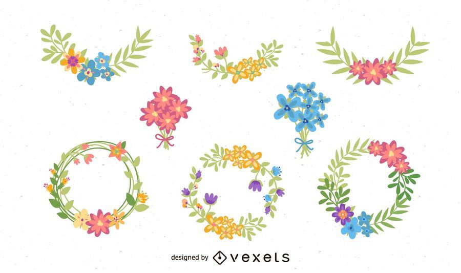 Pacote Floral Grinalda e Bouquet Pacote Floral Grinalda e Bouquet