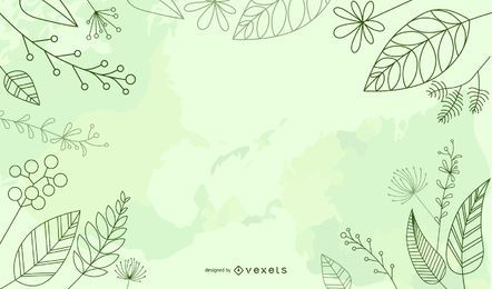 Fundo do Dia da Terra com Ambiente Fresco
