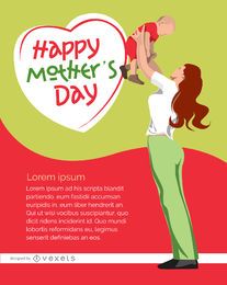 Cartel feliz dia de la madre Cartel feliz dia de la madre