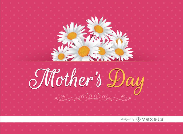 Mother’s Day card daisies Mother’s Day card daisies