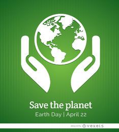 Earth day planet flyer