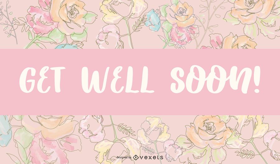 Get Well Soon Hand Drawn Card Get Well Soon Hand Drawn Card