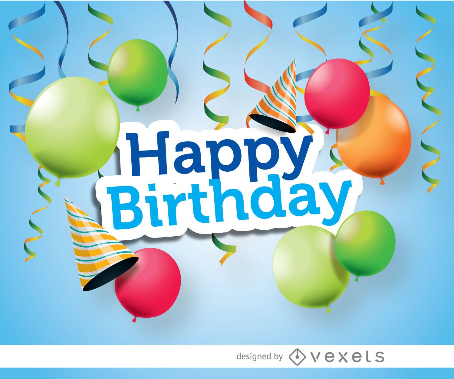  Happy Birthday celebration  Vector download