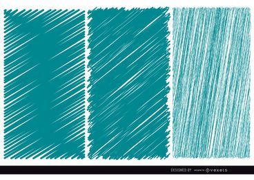 3 texturas azuis de rabisco