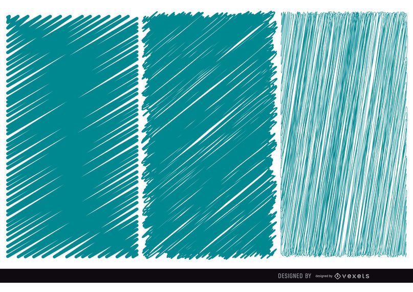 3 texturas de garabatos azules 3 texturas de garabatos azules