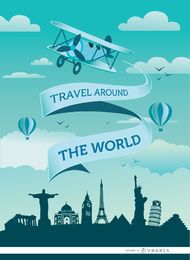 Vintage travel world poster Vintage travel world poster