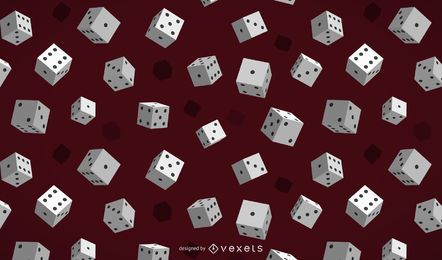 Glossy 3D Gambling Dices Background Glossy 3D Gambling Dices Background