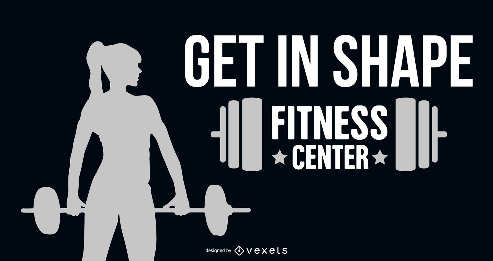 Women?s Fitness Sketchy Banner