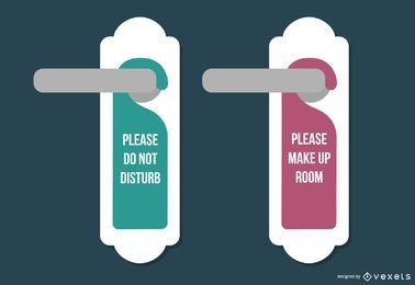 Door Handle Do Not Disturb Tags