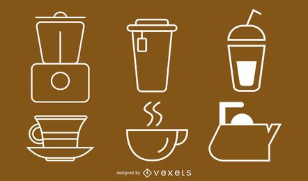 Outlined Kitchen Utensil Icon Pack Outlined Kitchen Utensil Icon Pack