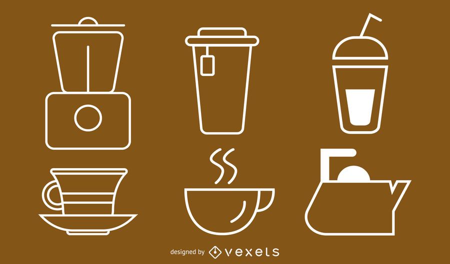 Outlined Kitchen Utensil Icon Pack Outlined Kitchen Utensil Icon Pack