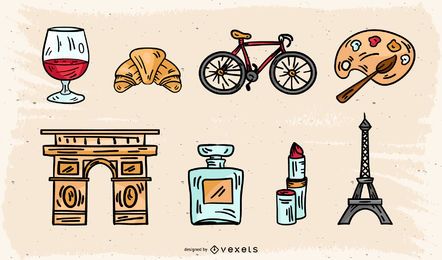 Conceptual Vintage París Pack de iconos Conceptual Vintage París Pack de iconos