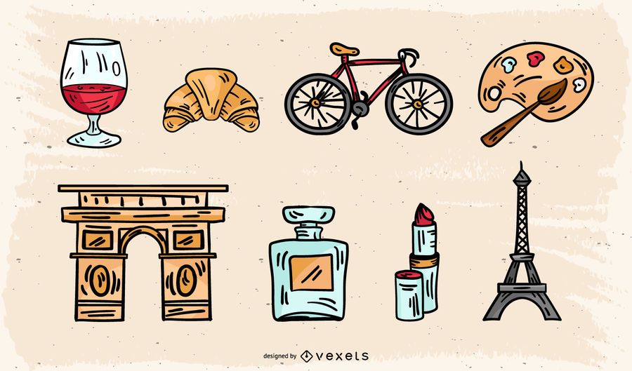 Conceptual Vintage Paris Icon Pack Conceptual Vintage Paris Icon Pack