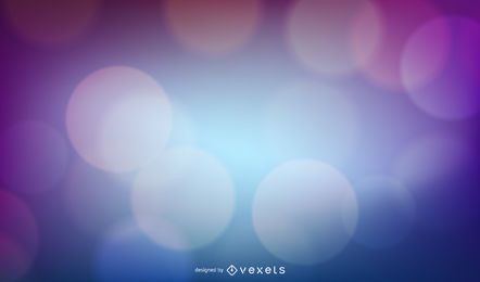Fondo de foco de círculos de bokeh borrosa
