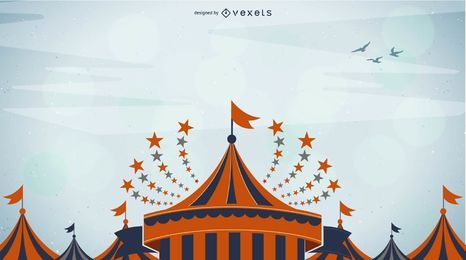Fundo de circo colorido Funky Fundo de circo colorido Funky