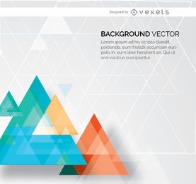 Abstract triangles background design