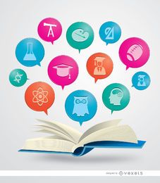 Book academic icons Book academic icons