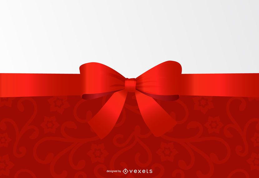 Ribbon Header Floral Invitation Design Ribbon Header Floral Invitation Design