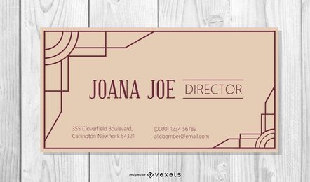 Classy Vintage Corporate Business Card