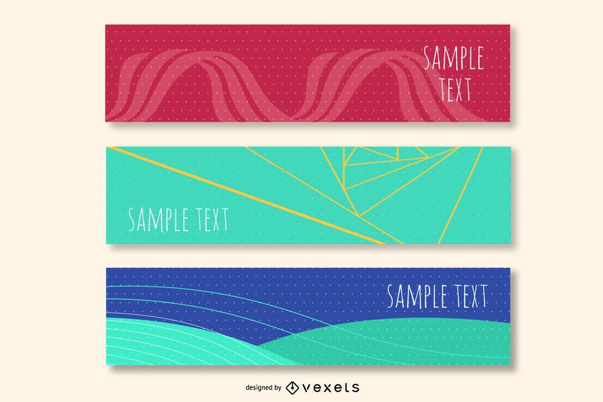 3 Creative Header Banners 3 Creative Header Banners