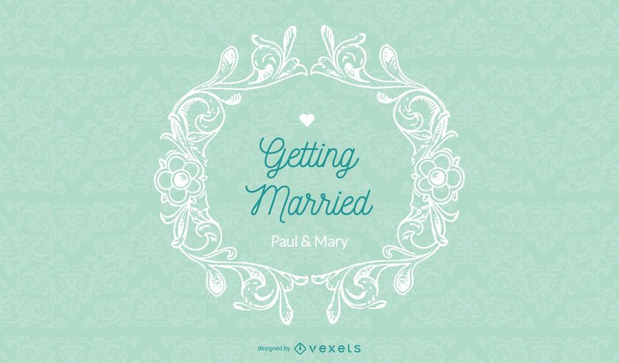 Decorative Floral Frame Invitation Card Decorative Floral Frame Invitation Card