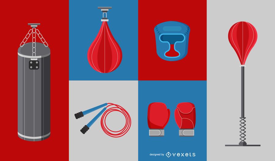 Minimal Retro Boxing Icon Pack Minimal Retro Boxing Icon Pack