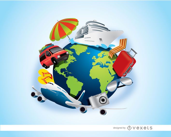 Planet Travel Elements Planet Travel Elements