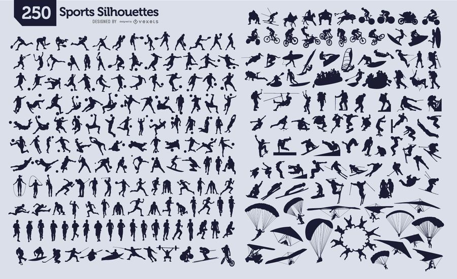 250 sport silhouettes 250 sport silhouettes