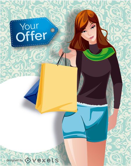 Promo de compras menina Promo de compras menina