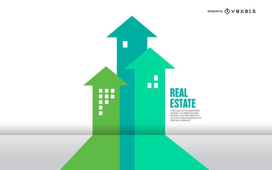 Real Estate Arrow Buildings Infographic Real Estate Arrow Buildings Infographic