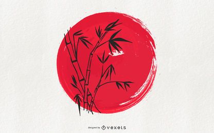 Japanese Tradition Sumi-e Art Japanese Tradition Sumi-e Art
