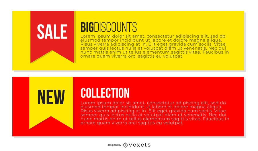 Multicolor Promotional Banner Templates Multicolor Promotional Banner Templates