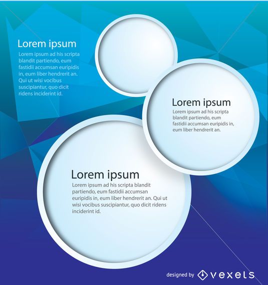 Blue Background circle frames Blue Background circle frames
